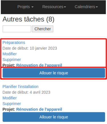 allouer risque
