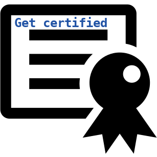 get certified