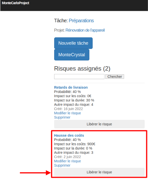 liberer risque vue tache