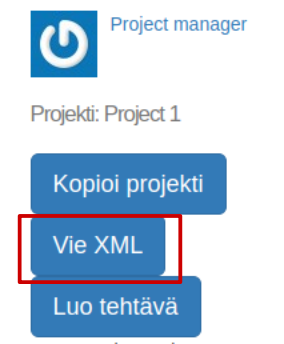 vie XML painike